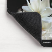 Promotionele Mousepad White Magnolia - HAMbyWG Muismat (Hoek)
