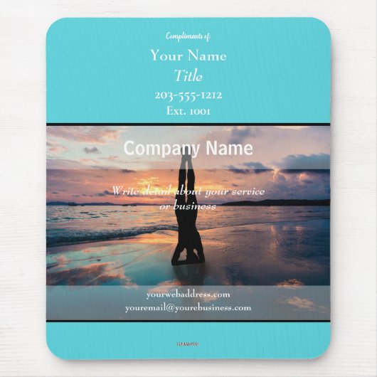 Promotionele Mousepad Yoga - HAMbyWG Muismat (Voorkant)