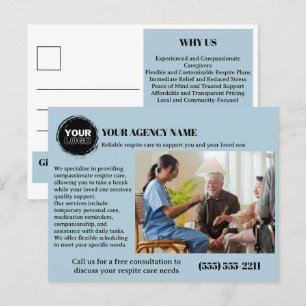 Promotionele of Marketing Thuiszorgdienst Briefkaart