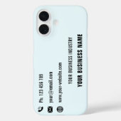 Promotionele Ontwerp Uw Visitekaartje iPhone Case (Achterkant)
