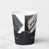Promotionele papierbekertjes voor zwart-wit papieren bekers (Rechts)