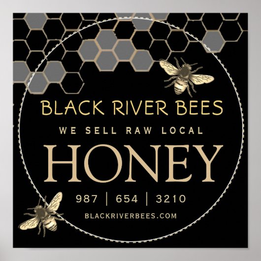 Promotionele Poster van de honingbijenteelt (Voorkant)