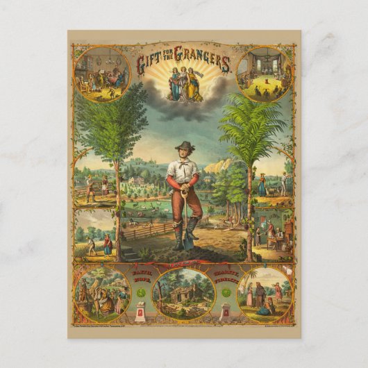 Promotionele print voor Grange leden Briefkaart (Voorkant)