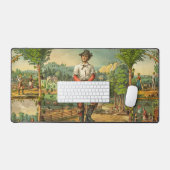 Promotionele print voor Grange leden Bureaumat (Keyboard & Muis)