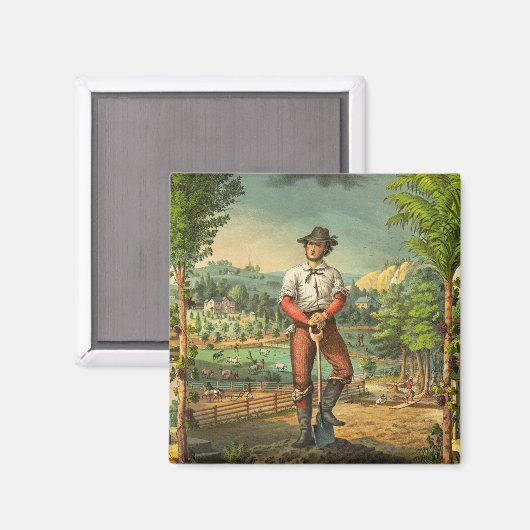 Promotionele print voor Grange leden Magneet (Voorkant / Achterkant)