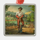 Promotionele print voor Grange leden Metalen Ornament (Voorkant)