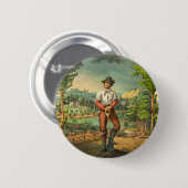 Promotionele print voor Grange leden Ronde Button 5,7 Cm (Voorkant /achterkant)
