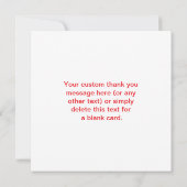 Promotionele QR-code (bewerkbaar) met Logo Pattern Bedankkaart (Achterkant)