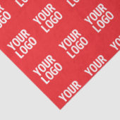 Promotionele QR-code (bewerkbaar) met Logo Pattern Tissuepapier (Detail)