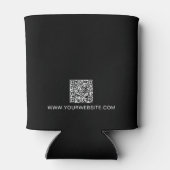 Promotionele QR-code Corporate Logo Blikjeskoeler (Achterkant)