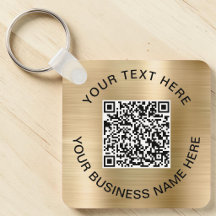 Promotionele QR-code goud