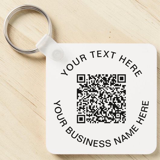 Promotionele QR-code Sleutelhanger