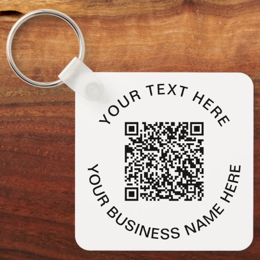 Promotionele QR-code Sleutelhanger (Voorkant)