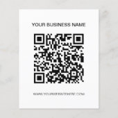 Promotionele QR-codemarketing Flyer (Voorkant)