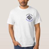 Promotionele Scan Me. Aangepaste zakelijke QR-code T-shirt (Voorkant)
