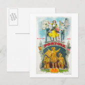 Promotionele scène van het Portola-festival Briefkaart (Voorkant / Achterkant)