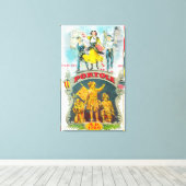 Promotionele scène van het Portola-festival Canvas Afdruk (Insitu (Houten vloer))