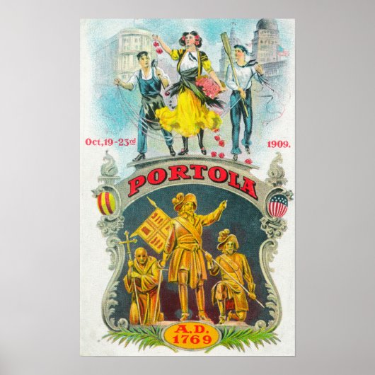 Promotionele scène van het Portola-festival Poster (Voorkant)