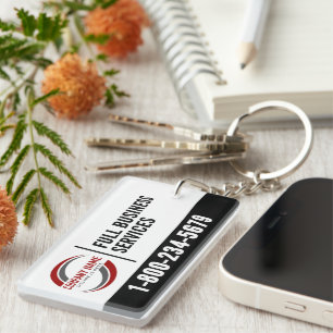 Promotionele sleutelhanger met logo