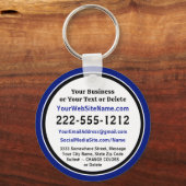 Promotionele sleutelhanger met LOGO, QR CODE of FO (Voorkant)