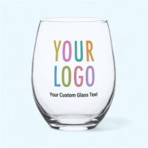 Promotionele Stemless Wine Glass met Business Logo