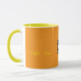 Promotionele tweekleurige koffie, bruine mok