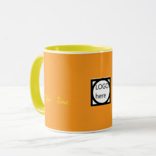 Promotionele tweekleurige koffie, bruine mok