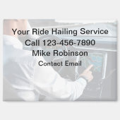 Promotionele Uber-driver van hoge kwaliteit Magneet (Voorkant)