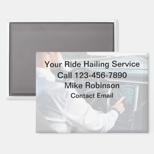 Promotionele Uber-driver van hoge kwaliteit Magneet (Voorkant / Achterkant)