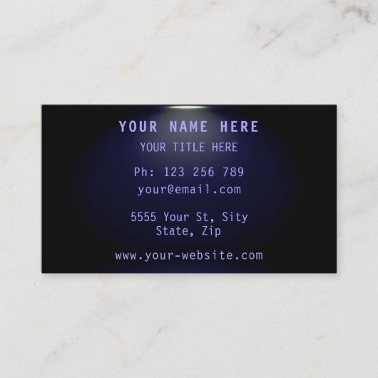 Promotionele Visitekaartje Ontwerp je eigen (Voorkant)