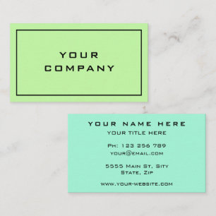 Promotionele Visitekaartjes Sjabloon Aangepaste kl