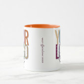 Promotionele Zakelijke Logo Aangepaste Website Mok (Midden)