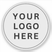 Promotionele zakelijke Logo | gebrandmerkt waterfl Sticker (Voorkant)