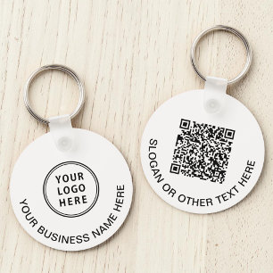 Promotionele Zakelijke Logo QR Code Sleutelhanger