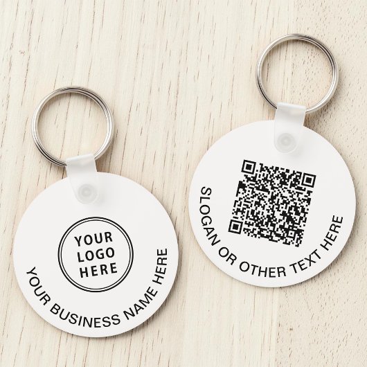 Promotionele Zakelijke Logo QR Code Sleutelhanger