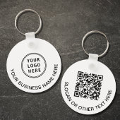Promotionele Zakelijke Logo QR Code Sleutelhanger