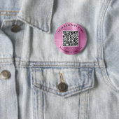 Promotionele Zakelijke QR Code Roze Speldje (In situ)