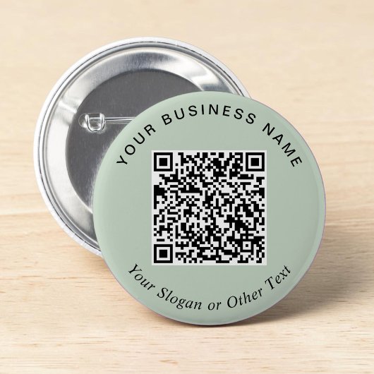 Promotionele Zakelijke Sage Groene QR Code Speldje