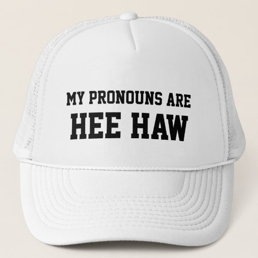 Promouns Trucker Hat Pet (Voorkant)