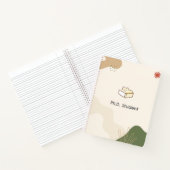 Promovendus Spiraal Notebook-Funny Kat- Notitieboek (Binnen)