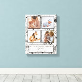  promoveren naar grootma Blush Photo Collage Canvas Afdruk (Insitu (Houten vloer))