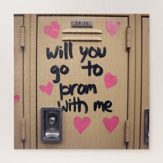 Promposal | Ga met mij naar het schoolbal vraag fo Legpuzzel (Verticaal)