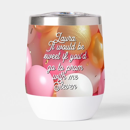 Promposal | Go to Prom with Me | Gold and Black (Voorkant)