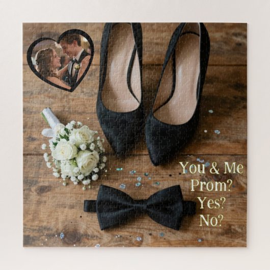 Promposal | Go to Prom with Me Yes or No? Legpuzzel (Verticaal)