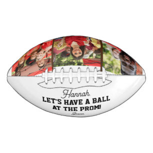 Promposal Prom Uitnodiging Laten we een feestje ge American Football