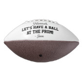 Promposal Prom Uitnodiging Laten we een feestje ge American Football (Gedraaid 270)