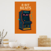 Prompt 23, 8-bits beats, poster (Keuken)