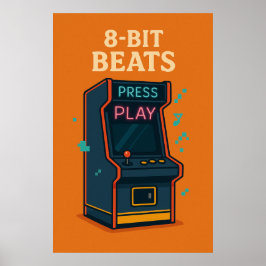 Prompt 23, 8-bits beats, poster