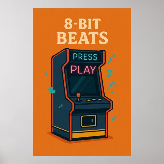 Prompt 23, 8-bits beats, poster (Voorkant)