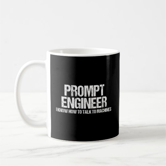 Prompt Engineer AI Expert Koffiemok (Links)